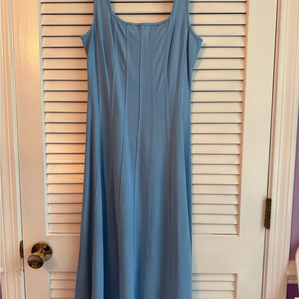 LOFT Light Blue Sleeveless Dress